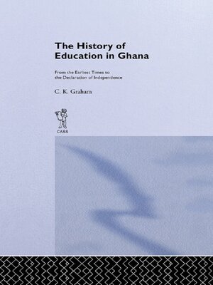 cover image of The History of Education in Ghana